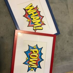 Superhero wall decor